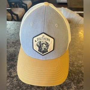 Southern Strut Black Lab Duck Hunt Scene Hat